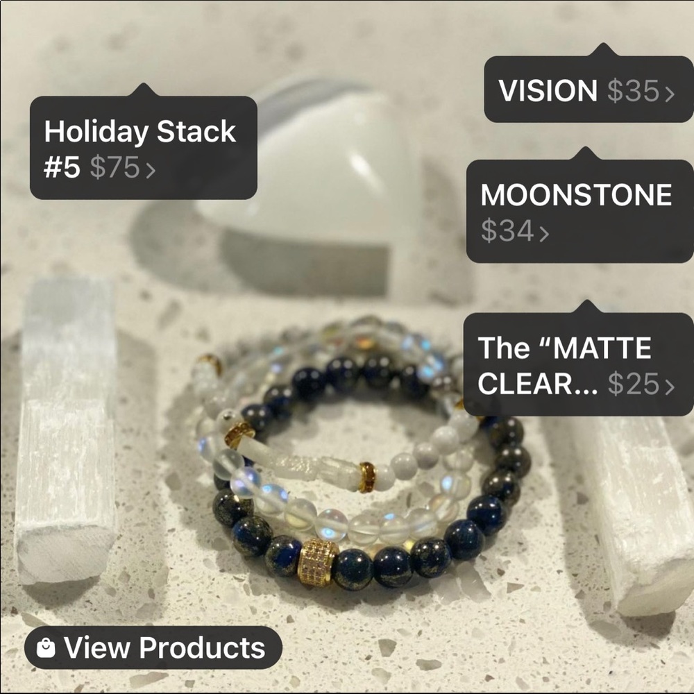HEALING CRYSTAL BRACELET GIFT STACK